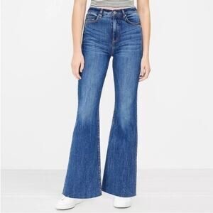 Loft High Waist Sandal Flare Jeans